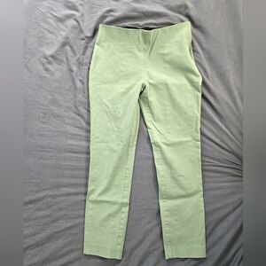 Light Green High-Waisted Pants